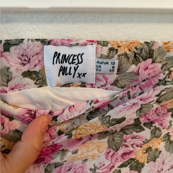 Princess Polly Floral Maxi Skirt - Pink and Purple - Picture 2 of 4